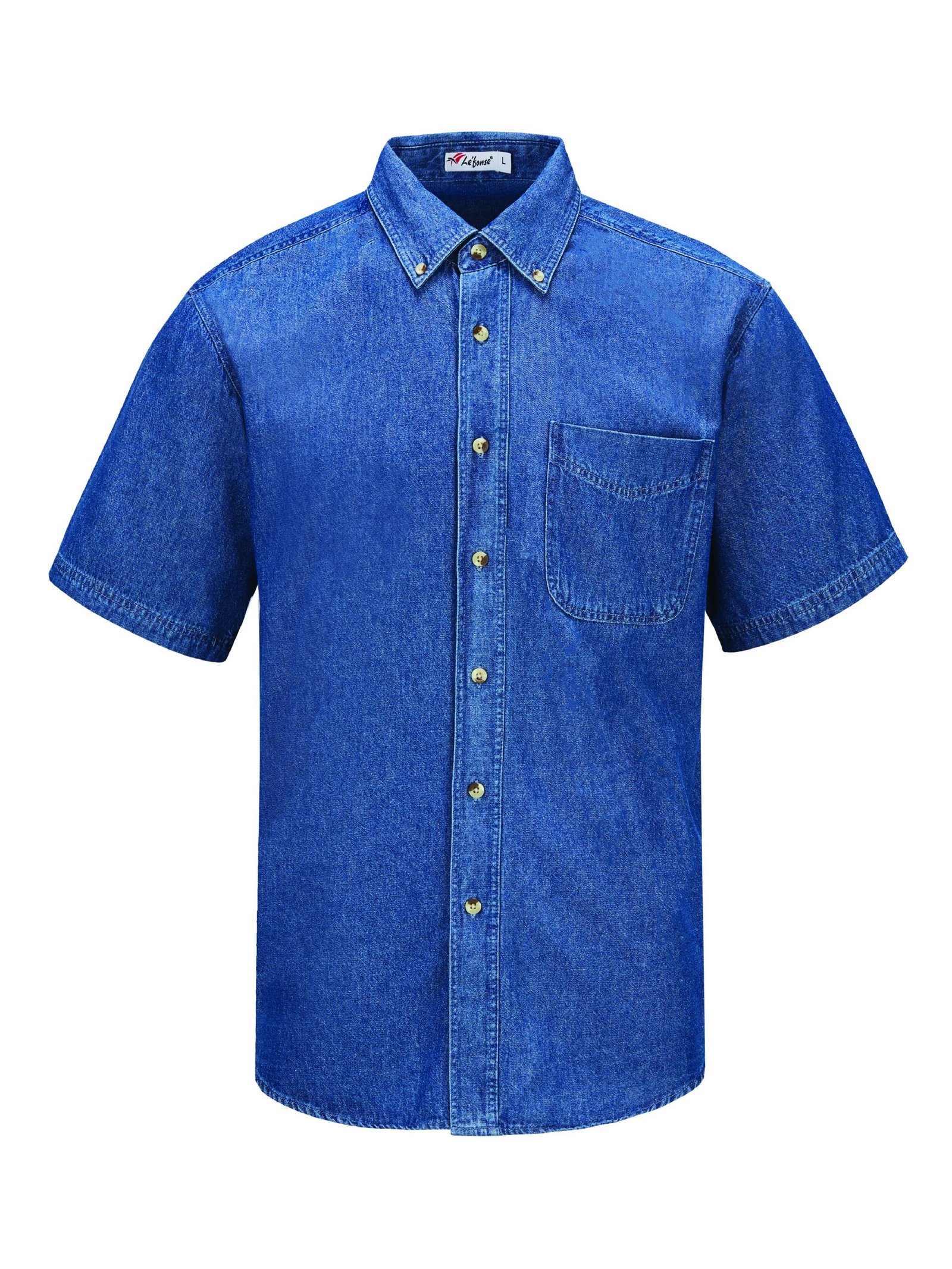 Short Sleeve Denim Shirt