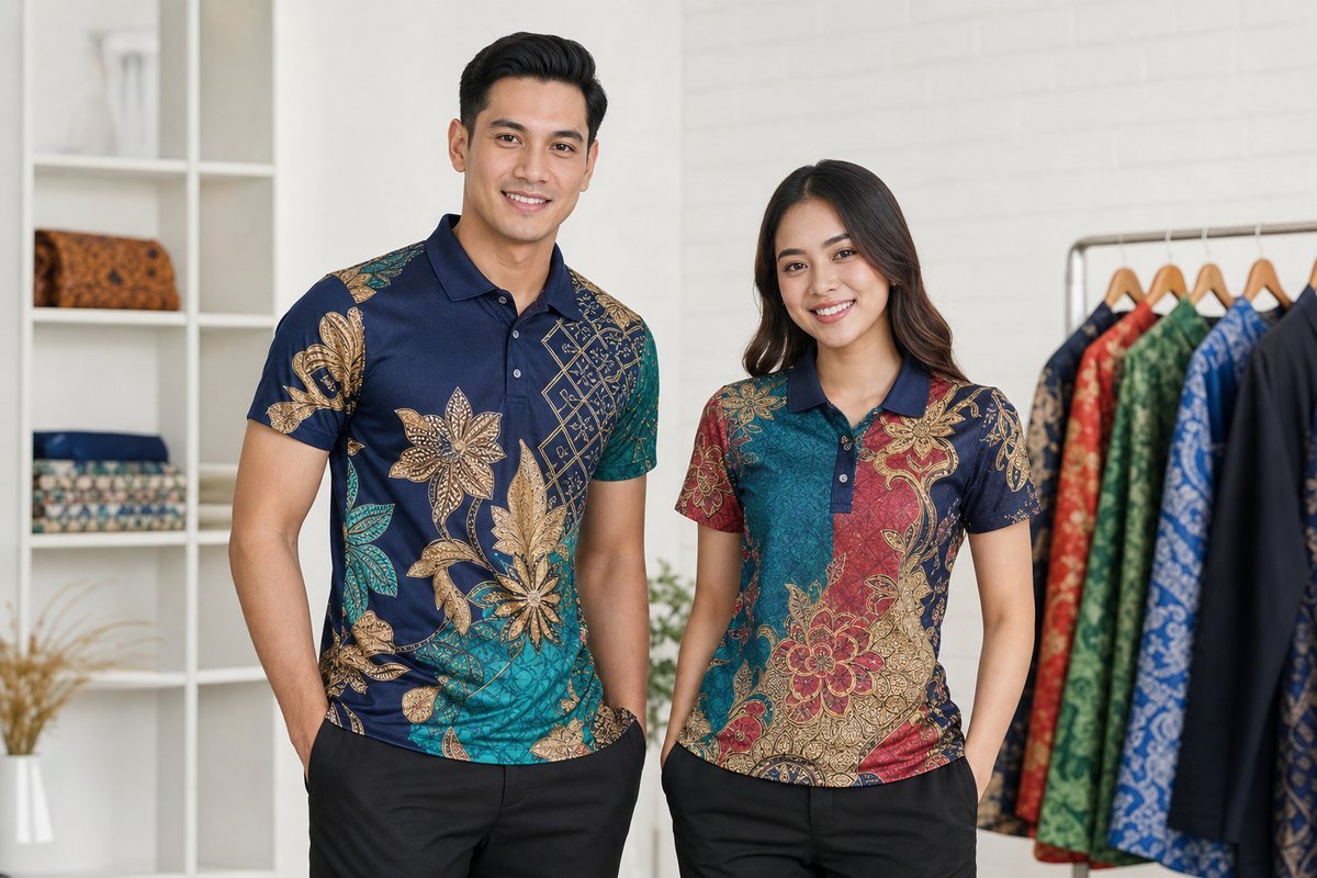 Batik inspired sublimation uniforms
