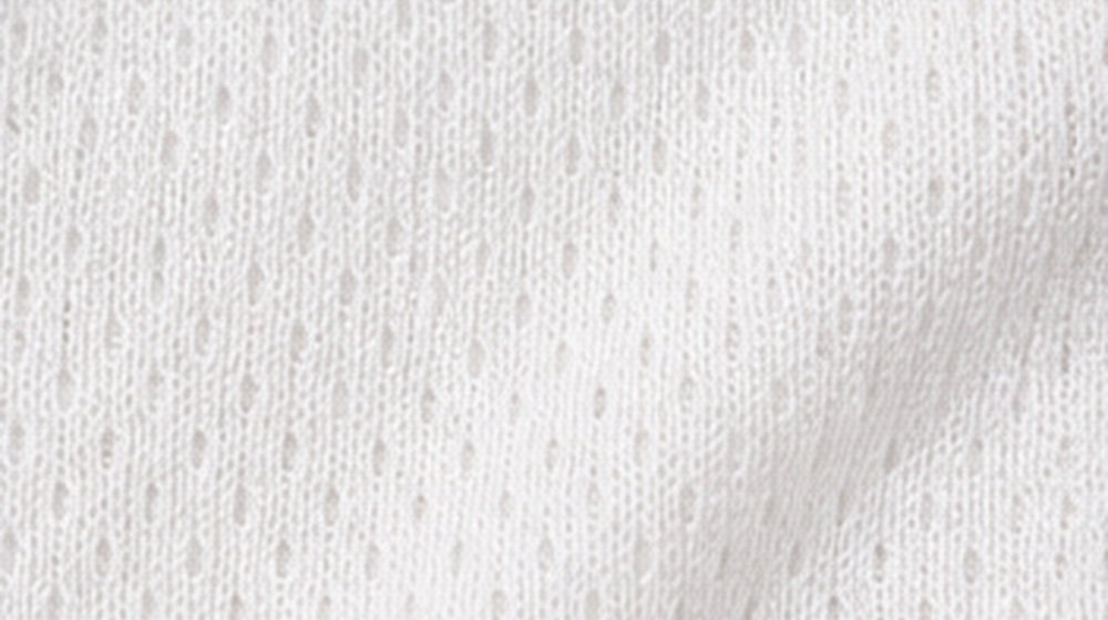 Microfiber Reverse Eyelet white fabric texture