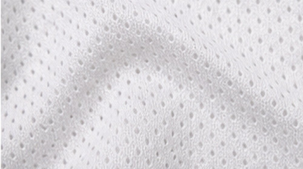 Mini Eyelet white fabric texture