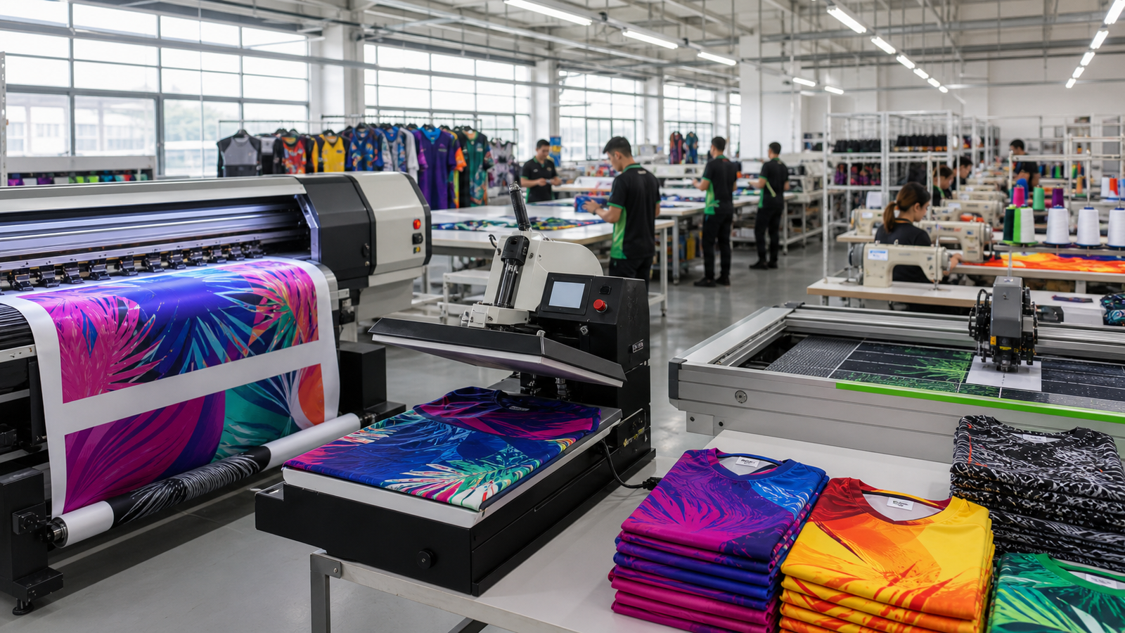 Sublimation factory production workflow
