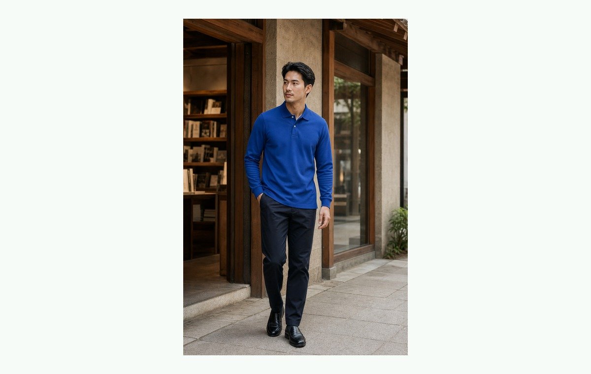 Classic Lacoste Long Sleeve Polo