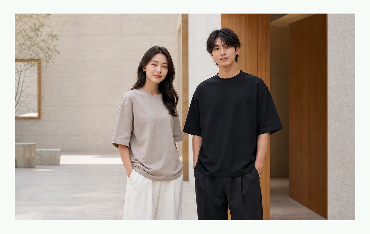 Oversized Cotton Roundneck Tee