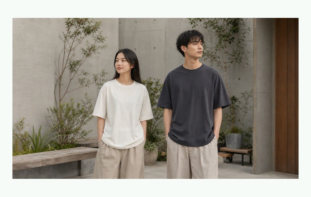 Oversized Cotton Roundneck Tee