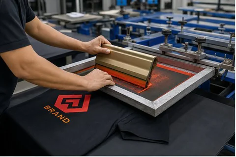 Silkscreen printing service for bulk shirts