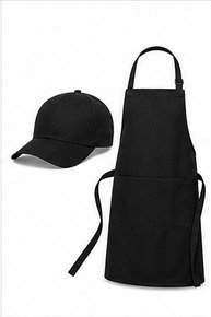 Caps and aprons for custom branding
