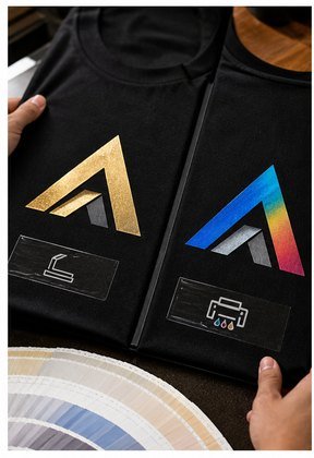 Silkscreen versus DTF printing comparison for custom T-shirts