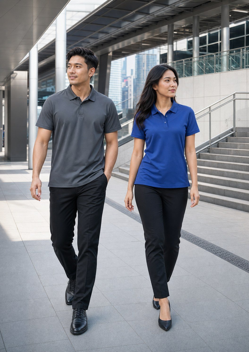 M2000 Microfiber Polo model photo