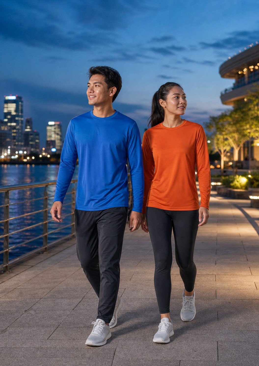 RM07 Microfiber Long Sleeve Roundneck model photo