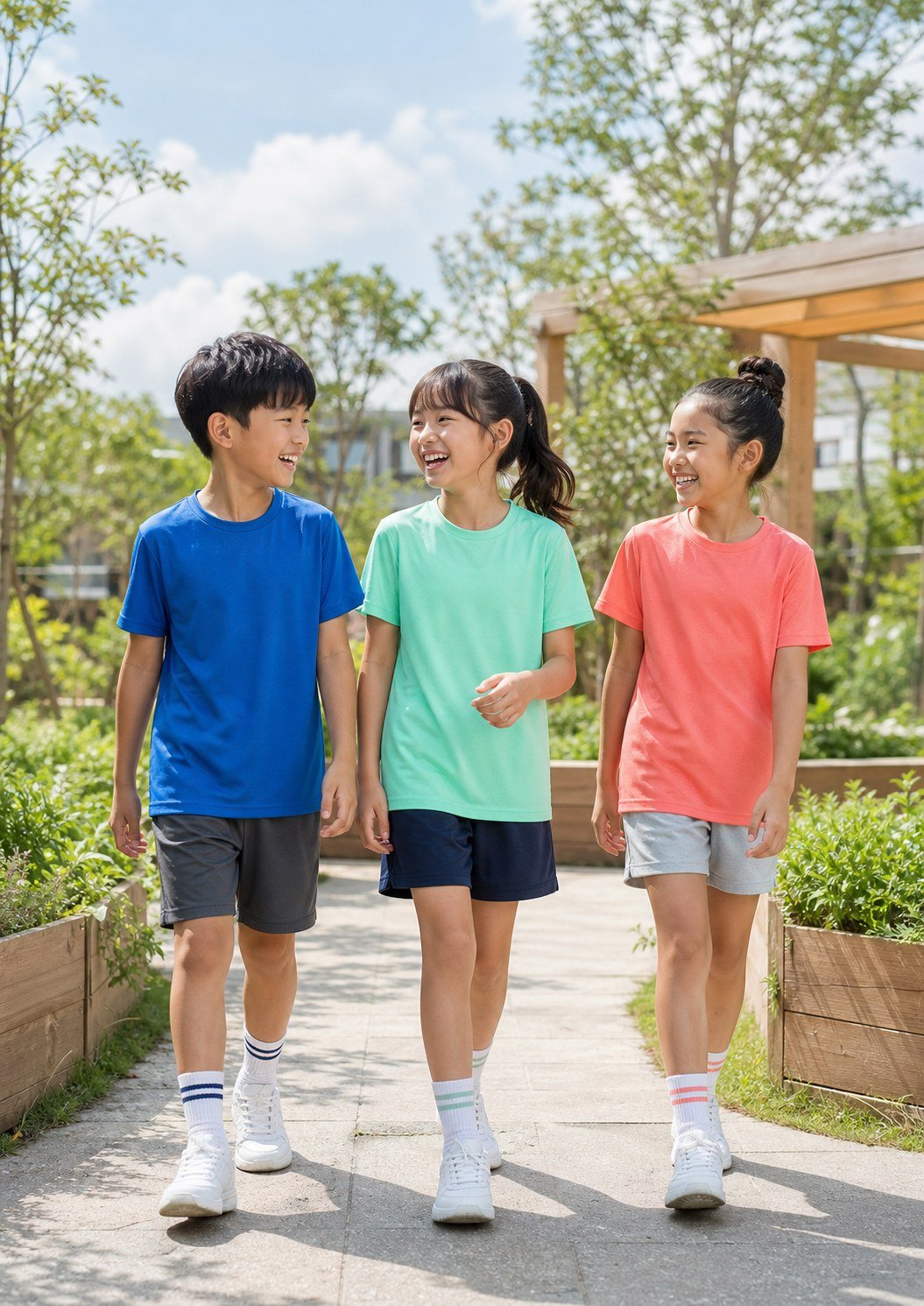 RMK01 Kids Microfiber Roundneck model photo