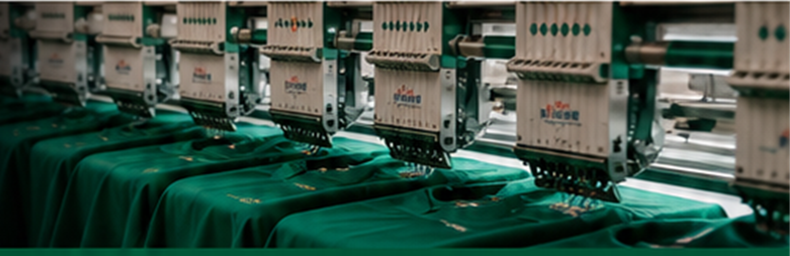 In-house embroidery production
