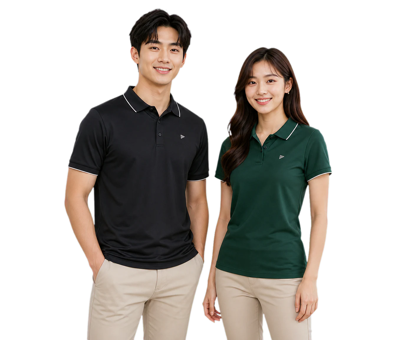Young Print Wear Apparel corporate polo models