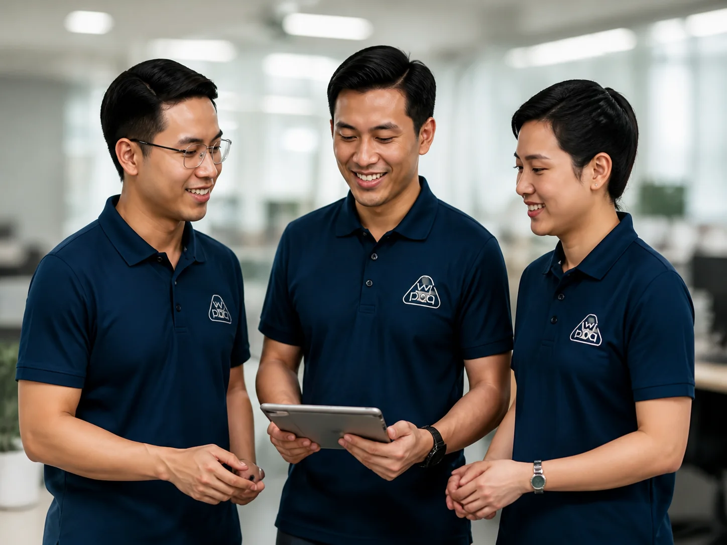 Company uniform team