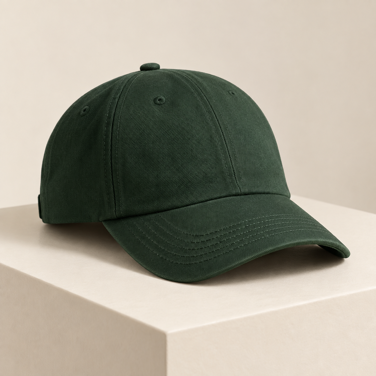 Forest green branded cap