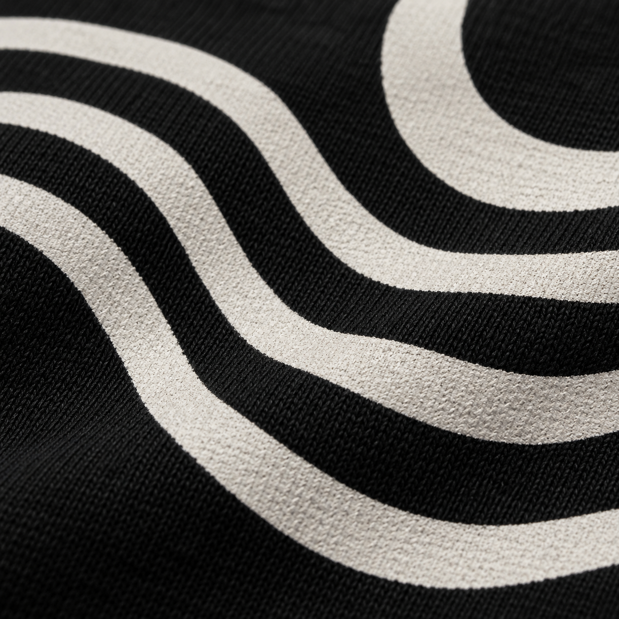 Close-up silkscreen print on fabric